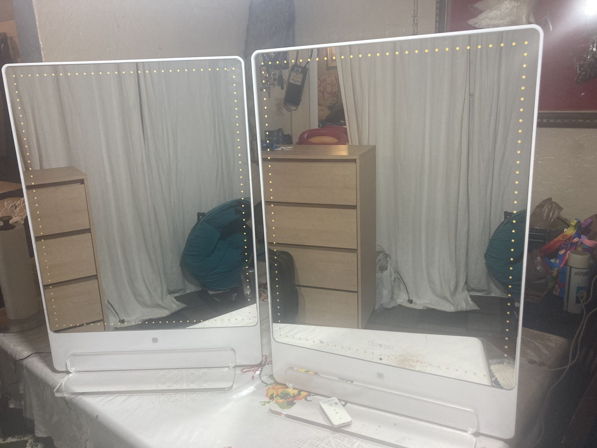 2 Riki Tall Vanities Mirror $450 X2