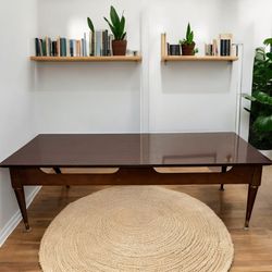Vintage MCM Wood Coffee Table 