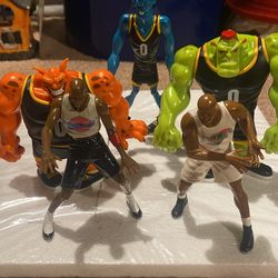 Space Jam lot of 5 Figures 