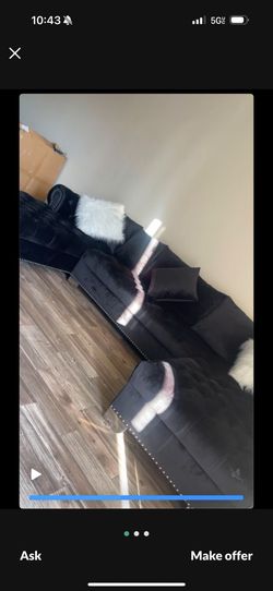 Black Sectional