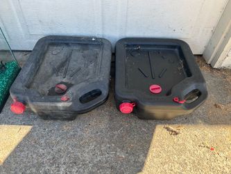 2 - 15 Quart Oil Drain Pans