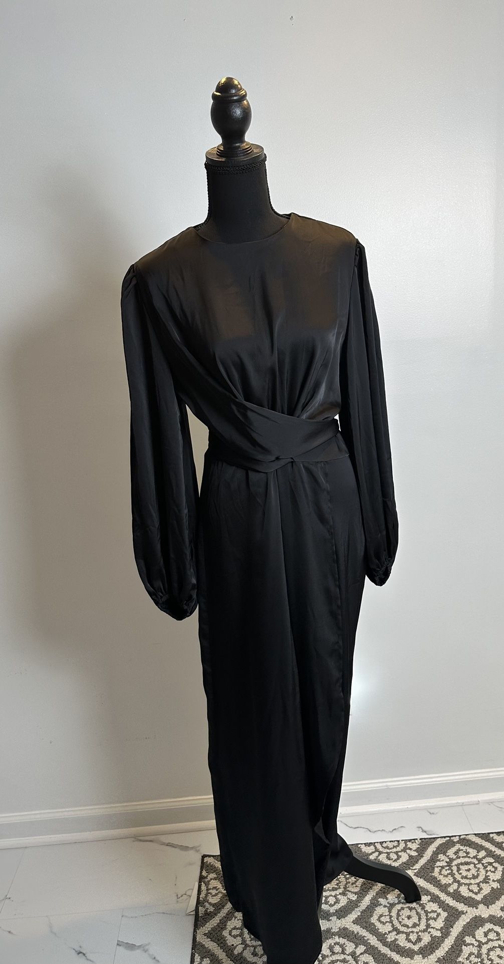 Women’s Black Wrap Dress 