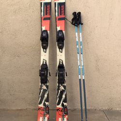 Kids K2 Juvy 129cm Maker 7.0 w/ Scott Poles