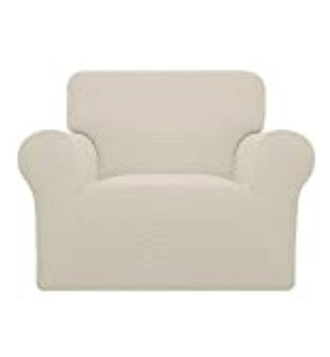 Cream Chair Cover