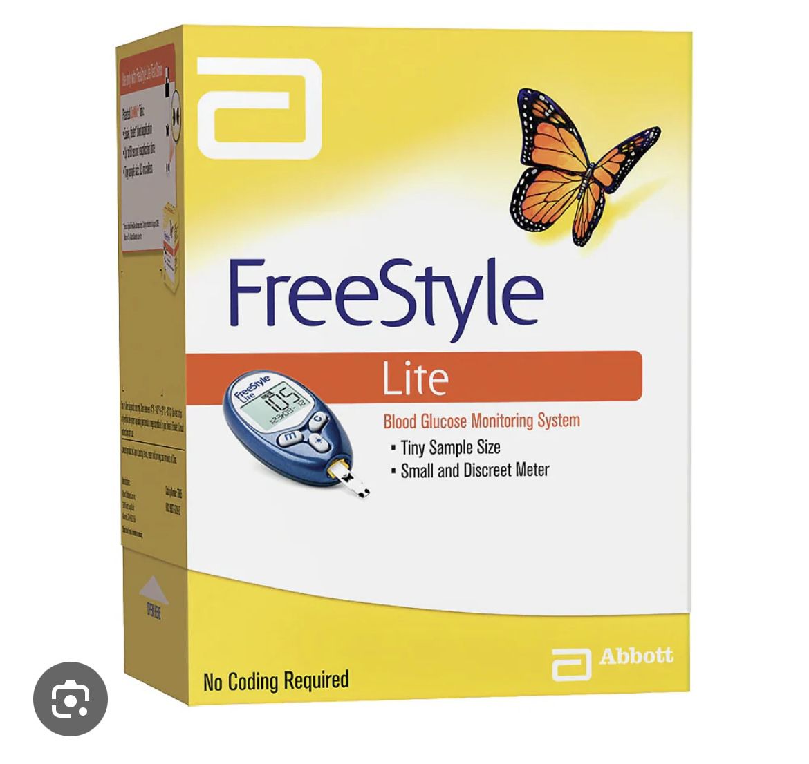 FreeStyle Freedom Lite Blood Glucose Meter Box Is Broken Meter Is New