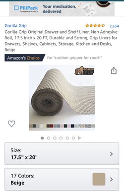 Anti-slip grip liner