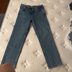 Zara straight jeans