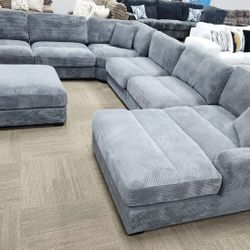 Modern Luxury Livingroom Furniture Sectional Couches Sofa Furniture Only $49 Down No Credit Needed Financing 