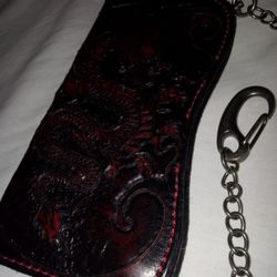 New Leather Chain Wallet