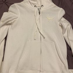 White “pink” Sweatshirt 