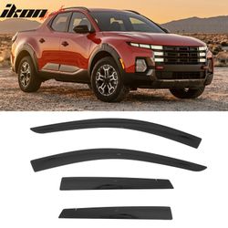 Fits 2022-2025 Hyundai Santa Cruz Low Profile Style Tape on Window Visors Deflector