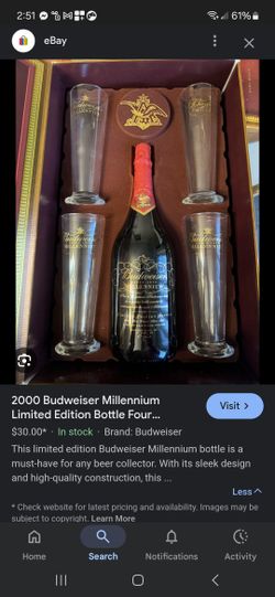  Budwiser Millennium Set