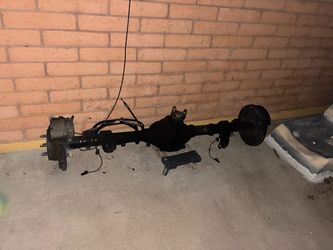 Complete rear axle assembly