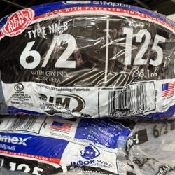 6/2 Romex Wire  125ft Electric Copper Cable New In The package 
