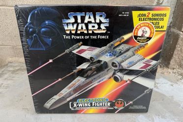 Star Wars power of the force x-wing fighter sealed
