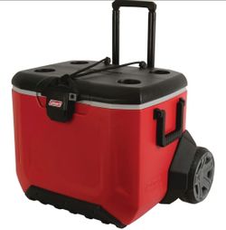 Coleman 55qt coller A/T wheels