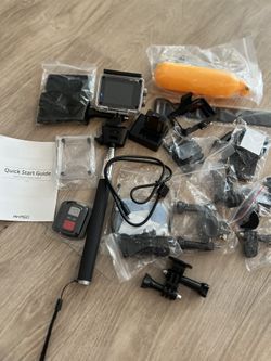 AKASO Brave 4 4K30fps 20MP WiFi Action Camera Ultra Hd with EIS 131ft Waterproof Camera Remote Control 5xZoom Underwater Camcorder with 2 Batteries 
