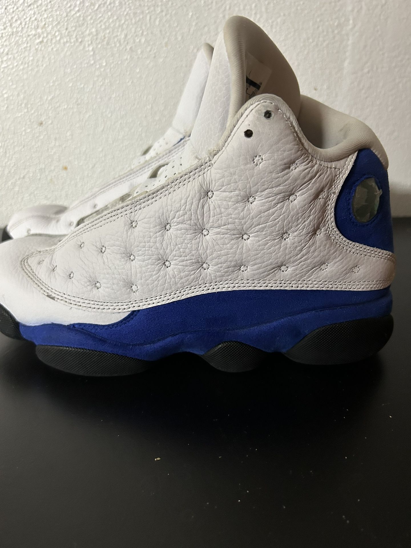 jordan 13 retro white hyper royal black