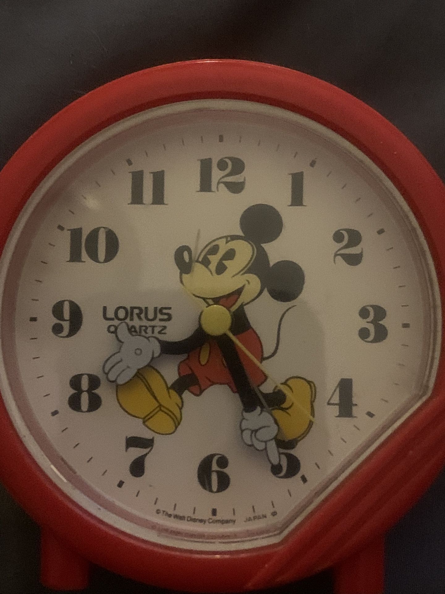 Lorus Mickey Mouse Quartz Clock