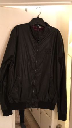 Black large bomber jacket