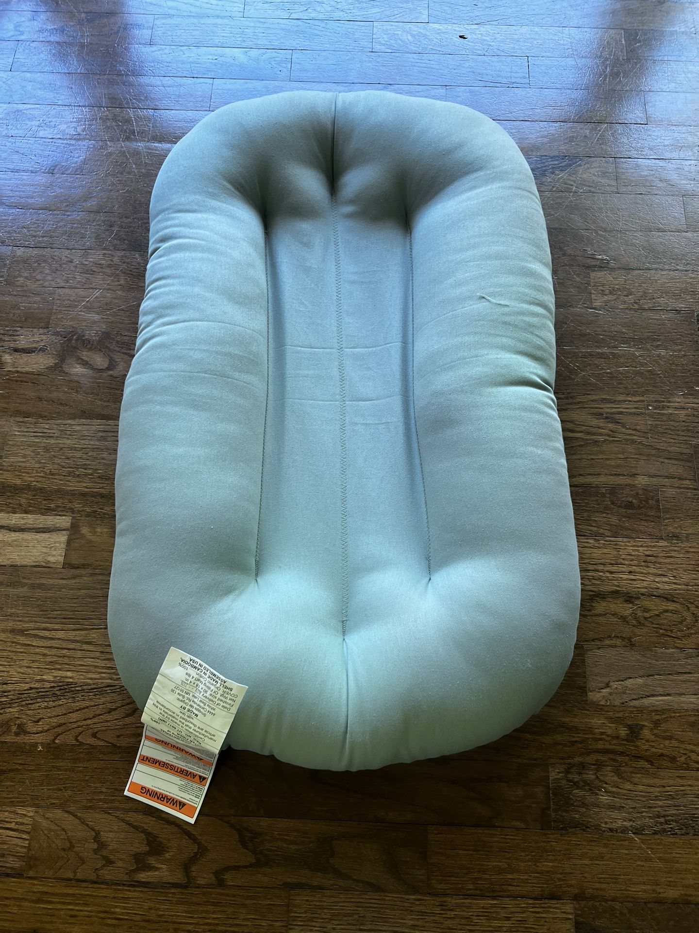 Snuggle Me Organic Slate Infant Lounger & Cover