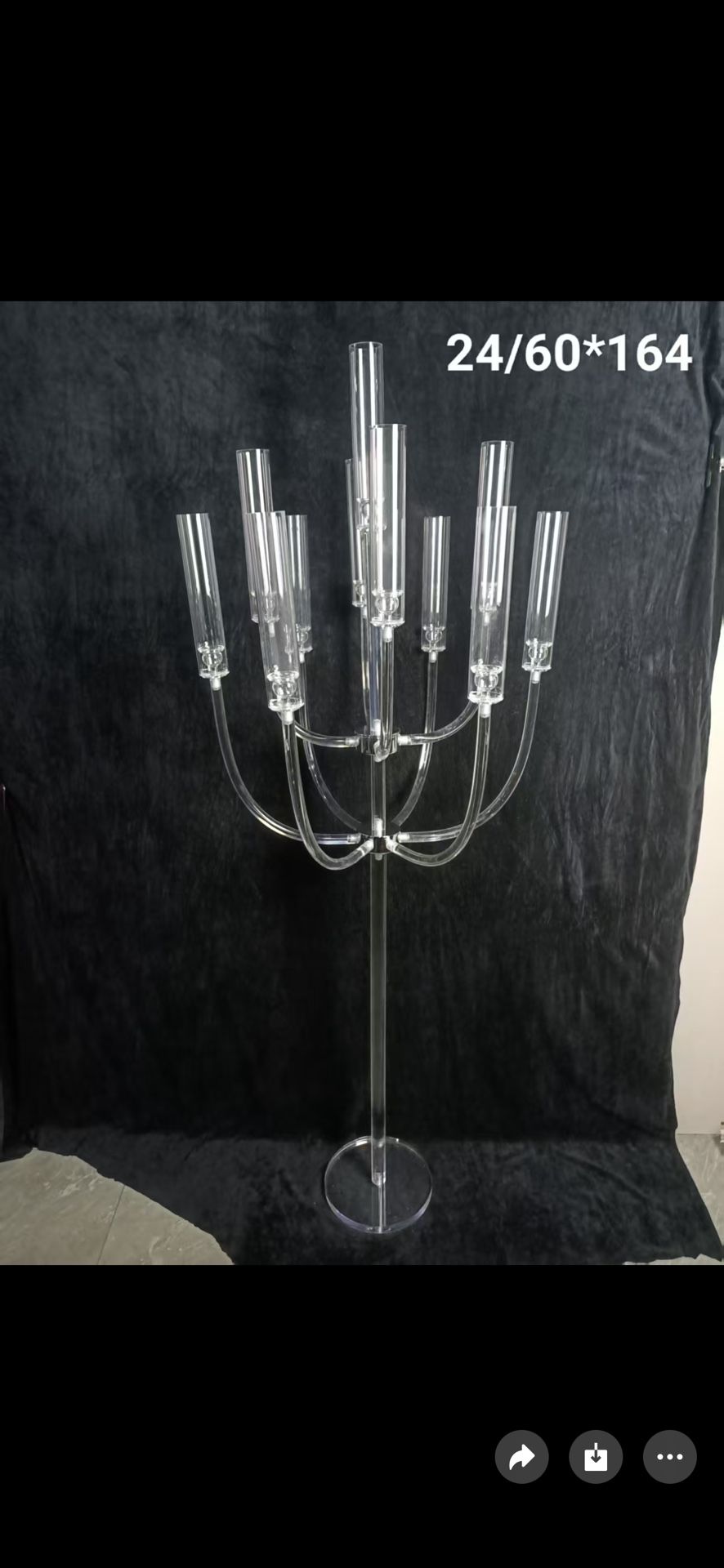 High-grade acrylic candle holder
