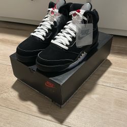 Air Jordan 5 Black Metallic Reimagined 