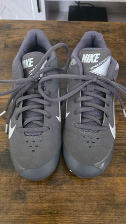 Gray Nike soccer cleats youth