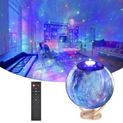 New In Box Star Galaxy Projector,5.9in Moon Lamp with Stand&Remote Control,Night Light for Kids Bedroom Decor Christmas Birthday Gifts