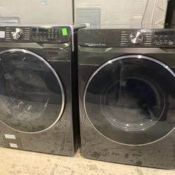 SAMSUNG WASHER AND ELECTRIC DRYER 