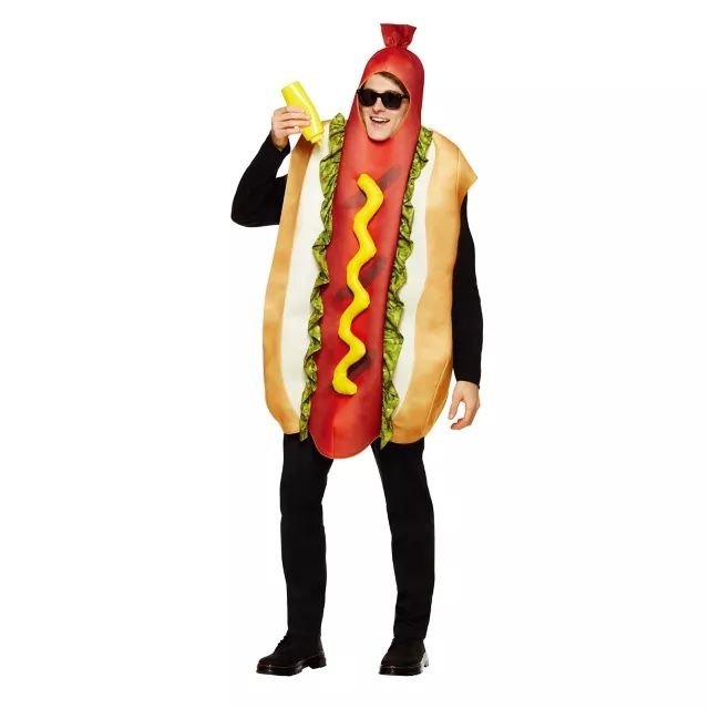 Spirit Halloween the Works hotdog adult hotdog costume One Size Unisex
