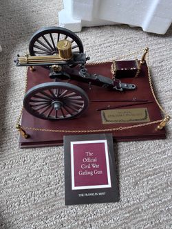 Franklin Mint - Civil War Gatling Gun
