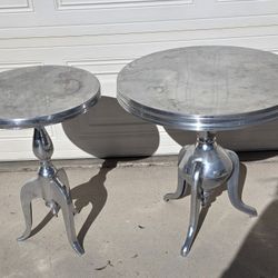 Metal Side Table Set