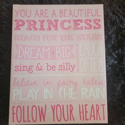 You Are Beautiful Princess Frame 
