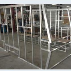 Travel Trailer Structure On Frame & Wheels