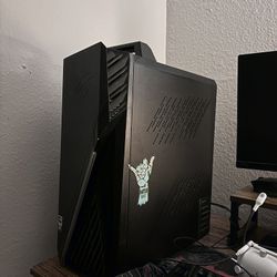 Pc Monitor Keyboard Mouse Headset 