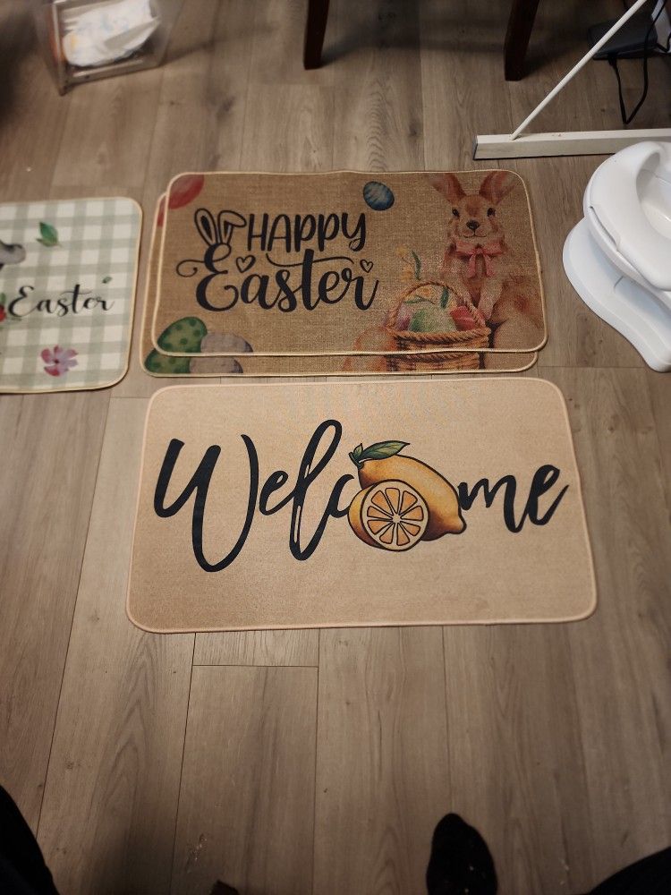 4 Brand New Door Mats 