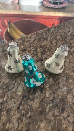 Vintage Handpainted Bell Ornaments