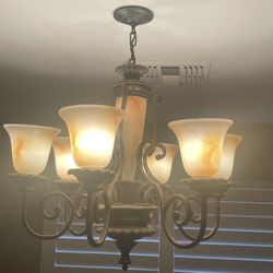 Chandelier Antique Bronze