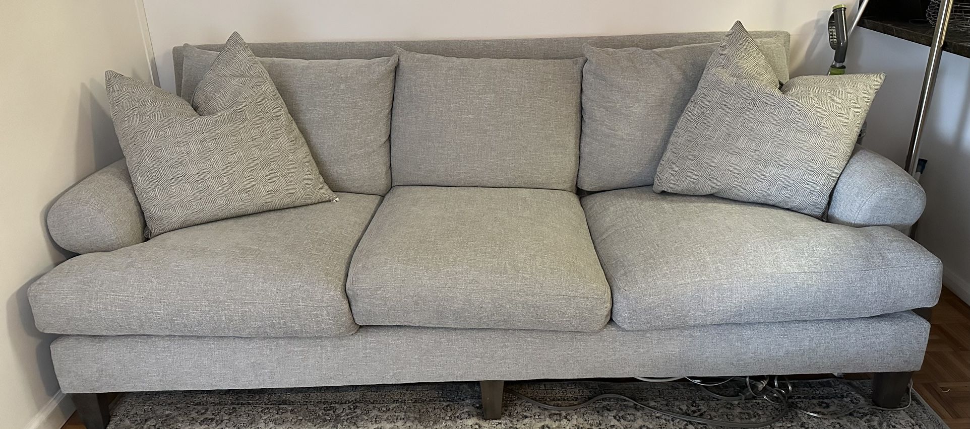 Macy's Grey Couch for Sale in New York, NY OfferUp