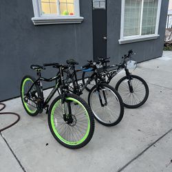 Mountain bikes