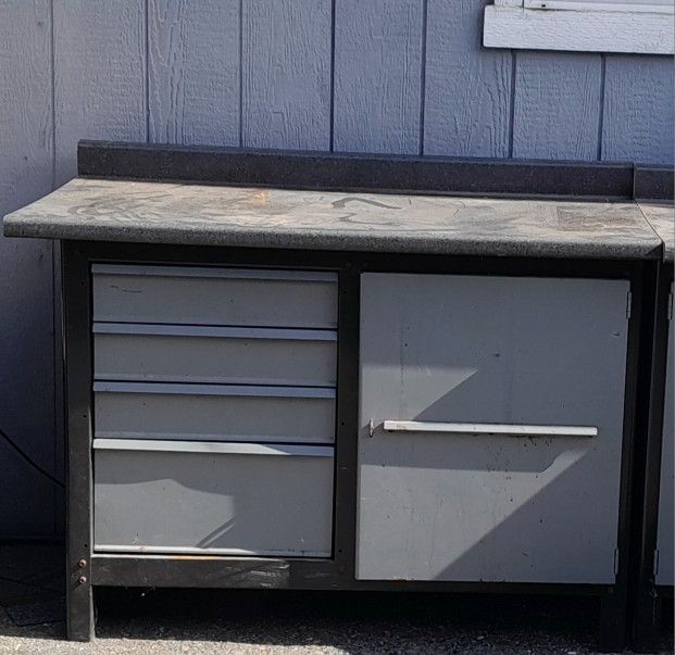 Steel Work Benches With Removable Tops