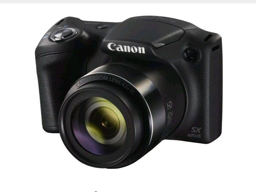 New Canon PowerShot SX420IS 20MP Digital Camera 42xOpticalZoom Black Wi-Fi W/M.32GB