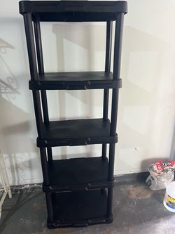 Black shelf