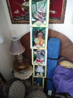 5 cabbage patch dolls brand new in the box unopened with birth certificates $200