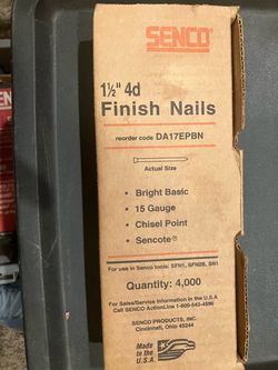 Senco 1.5” finish nails