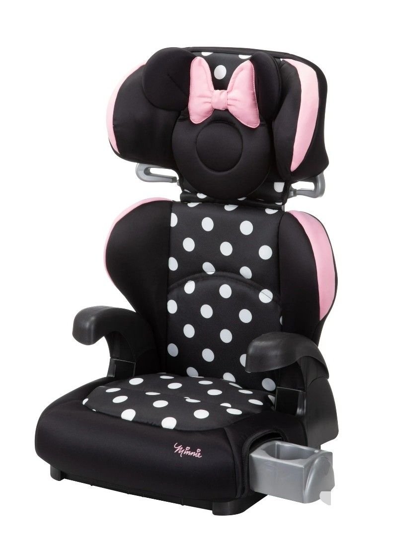 Disney Baby Pronto! Belt-Positioning Booster Car Seat, Peeking Minnie