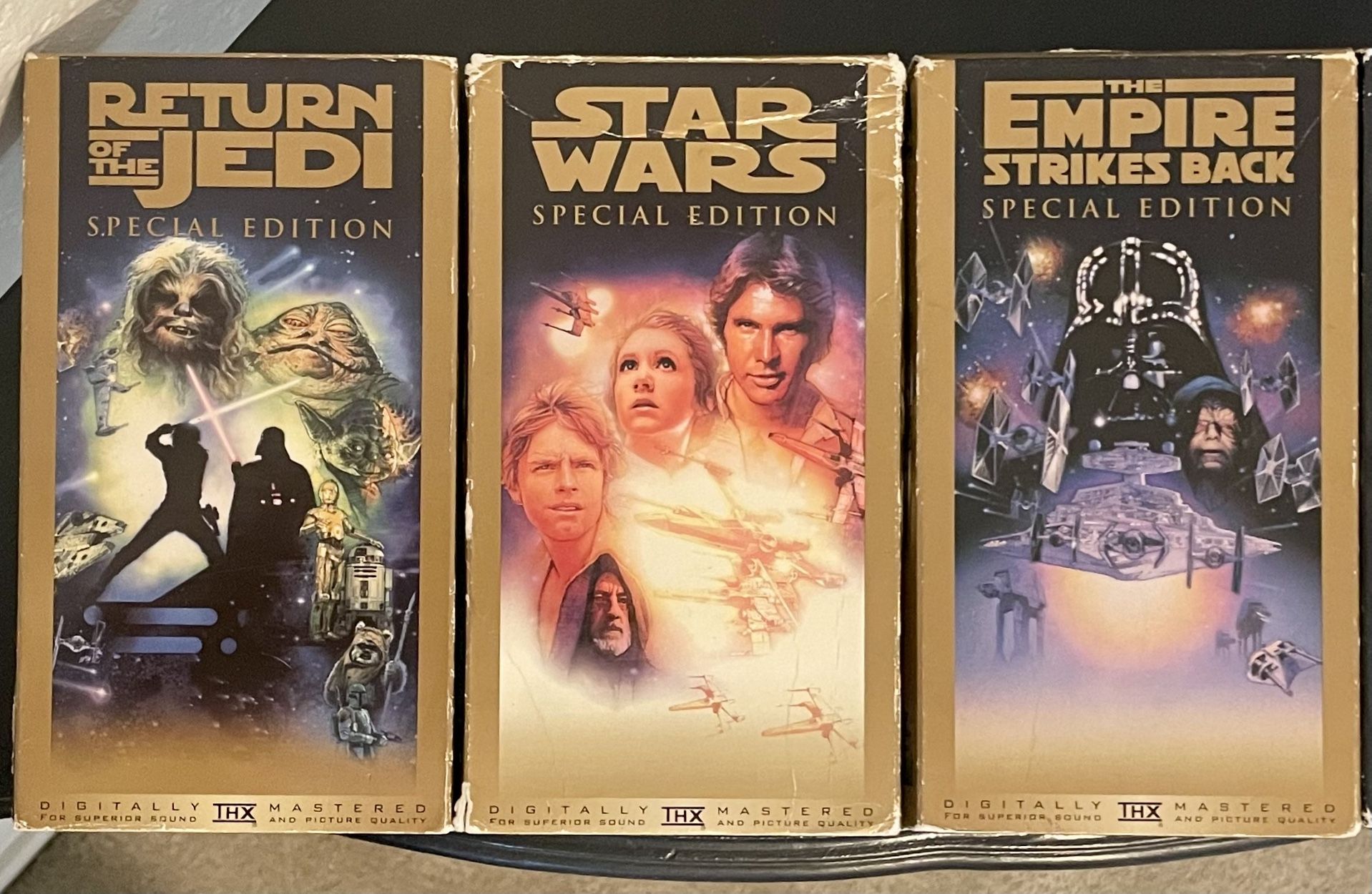 Star Wars Trilogy Special Edition on VHS, 3 In set