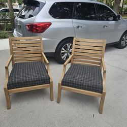 2 Accent Chairs / Mid Century