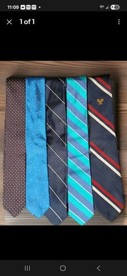 Lot Of 5 J.Crew Neckties NWT!!! Excellent Condition